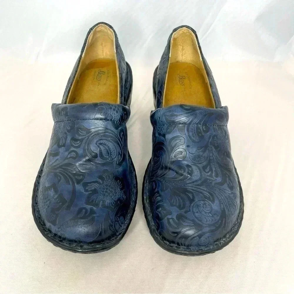 Bass Women’s Clogs 7M Blue Sheena Slip On Mules - Picture 2 of 9
